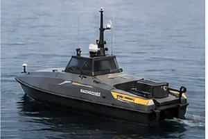 Uncrewed Surface Vessel configured for maritime logistics and support